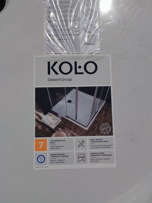 Brodzik koło 90 cm