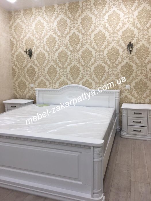 Кровать двуспальная. Кровать из дерева 180,160х200. Ліжко деревяне