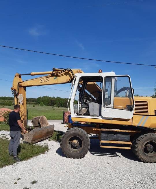 Koparka kołowa liebherr 312