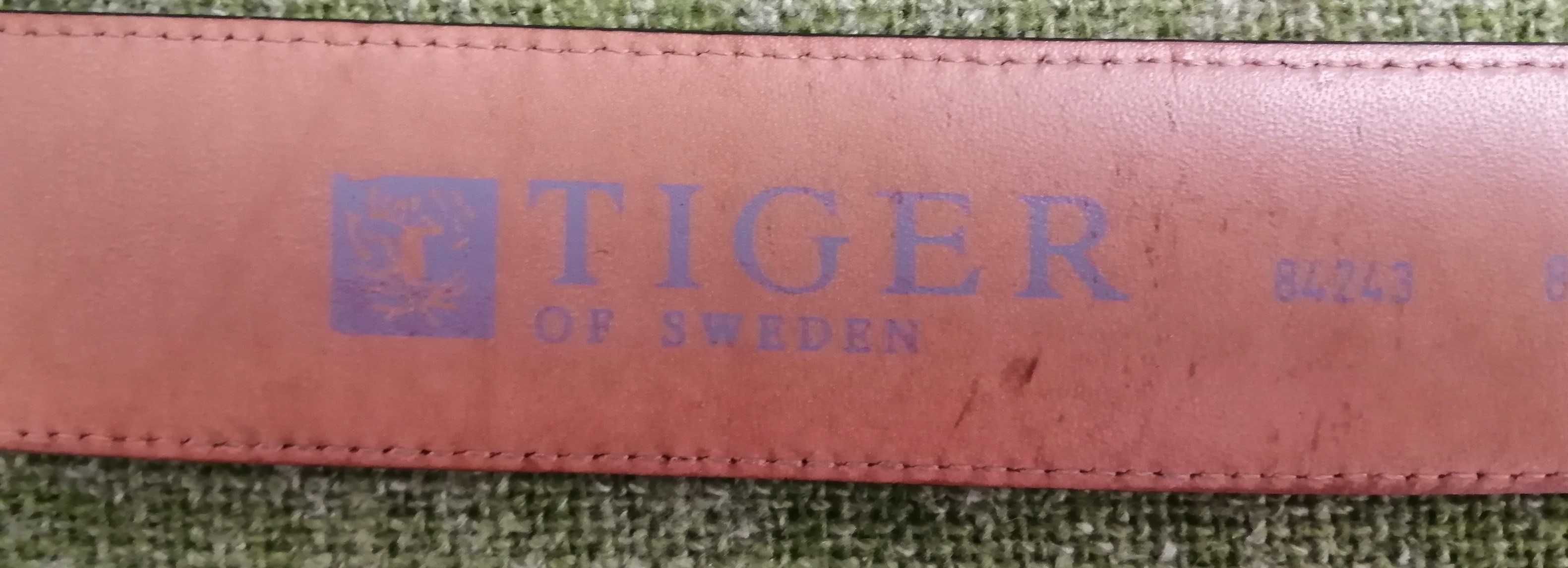 pasek do spodni Tiger of Sweden 80 cm skóra nat klamra logo TGR