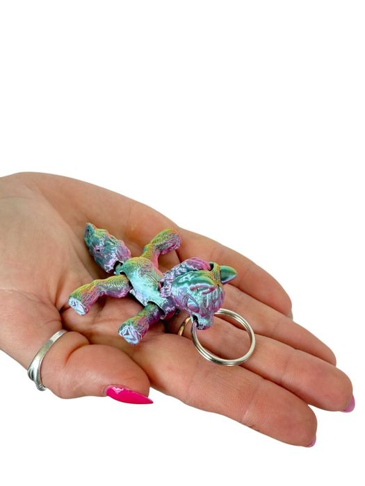 Brelok ruchomy Konik, druk 3D, magiczna dekoracja-zabawka-prezent