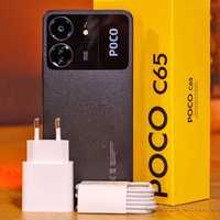 Смартфон Poco C65 6/128 ГБ, 6.74" 90Гц, Helio G85, NFC, чорний