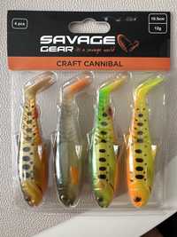 Savage Gear zestaw Cannibal Paddletail 10.5cm