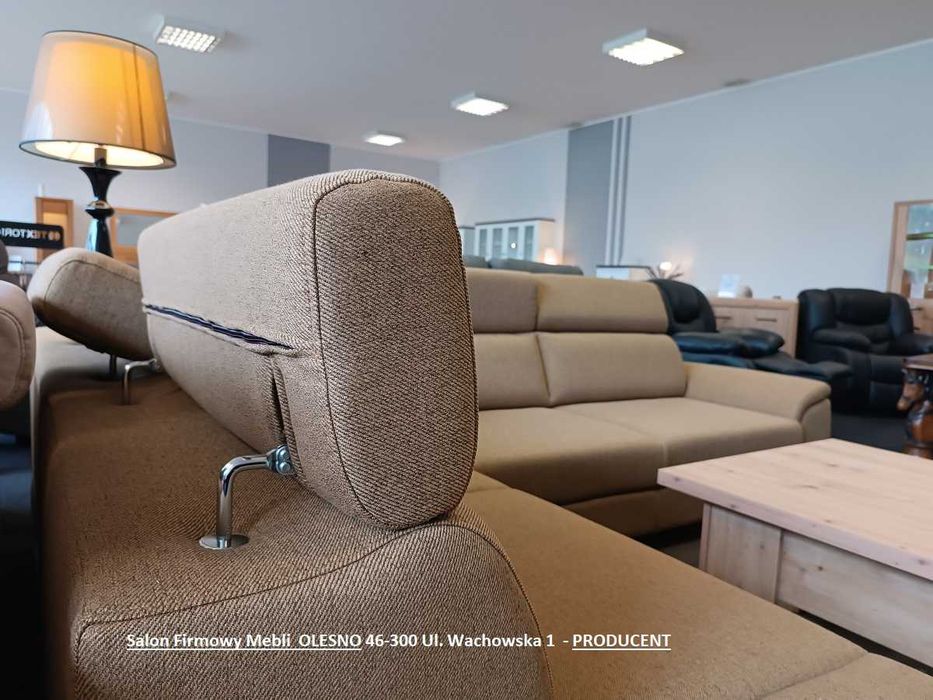 Nowy Narożnik SIELLA  240x280cm Tkanina, OUTLET -28% Producent PYKA