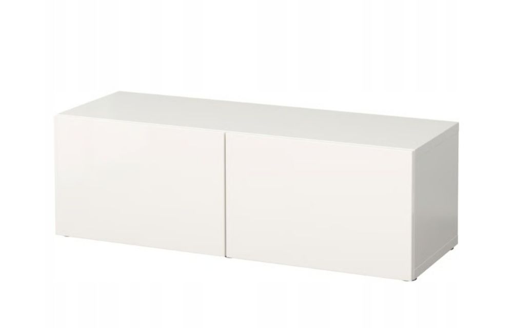 Zestaw mebli, biurko półki szafka wisząca krzesło IKEA