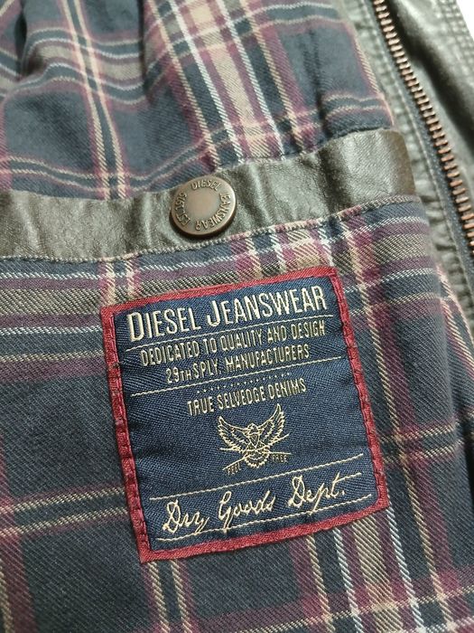 Мужская винтажная куртка Diesel Waxed  90's