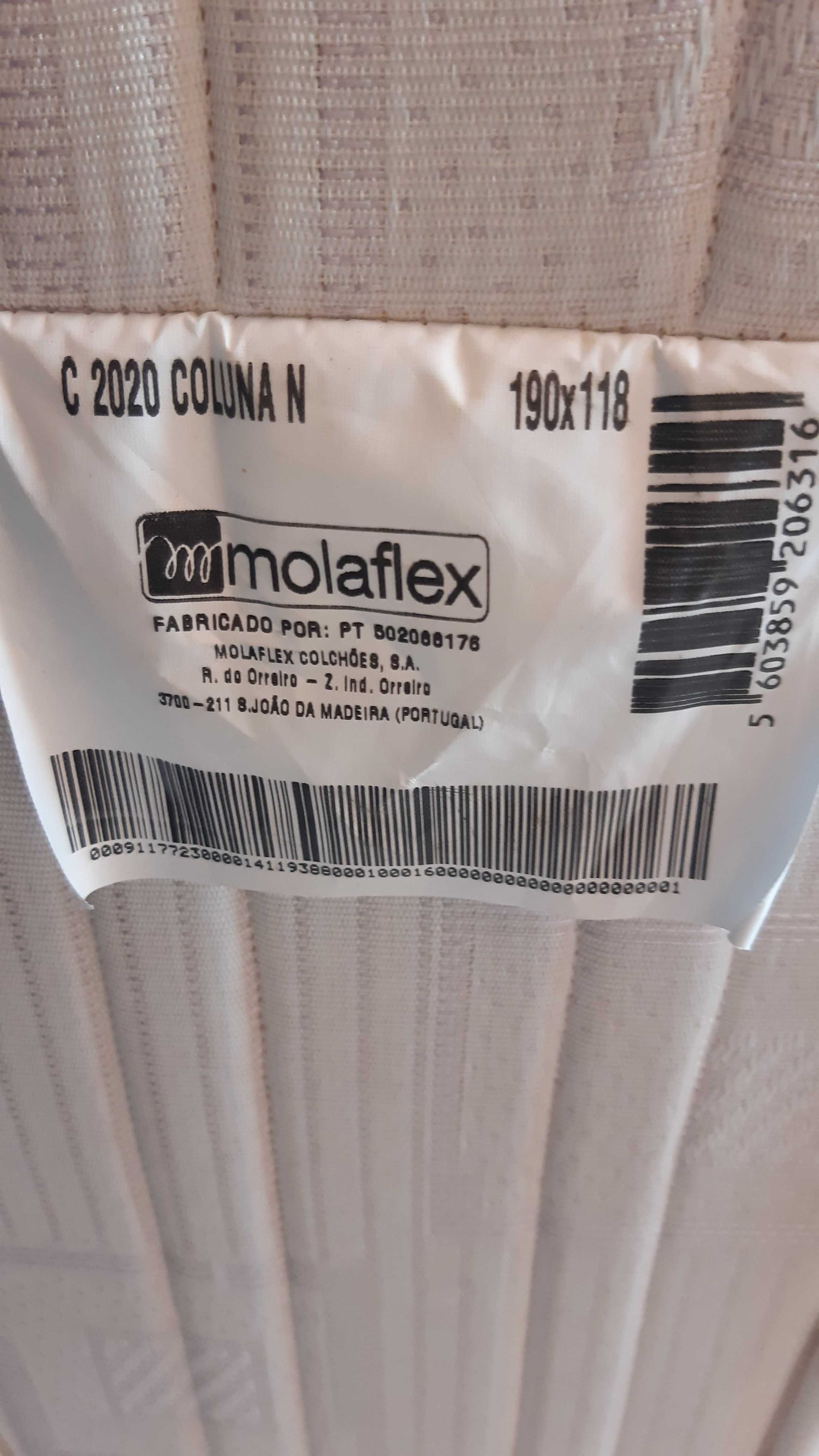Cama de Solteiro  com Colchão Molaflex