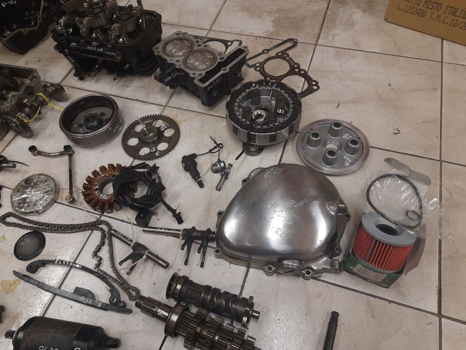 kawasaki EL 250 silnik części 252 en