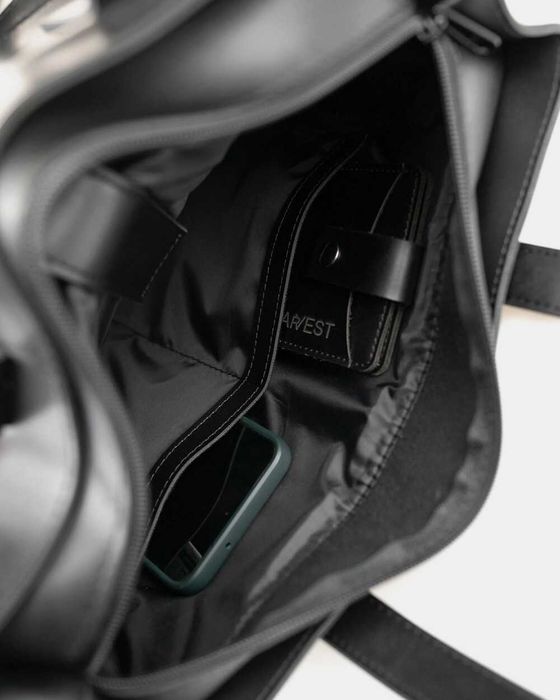 Чорна сумка шопер від HARVEST