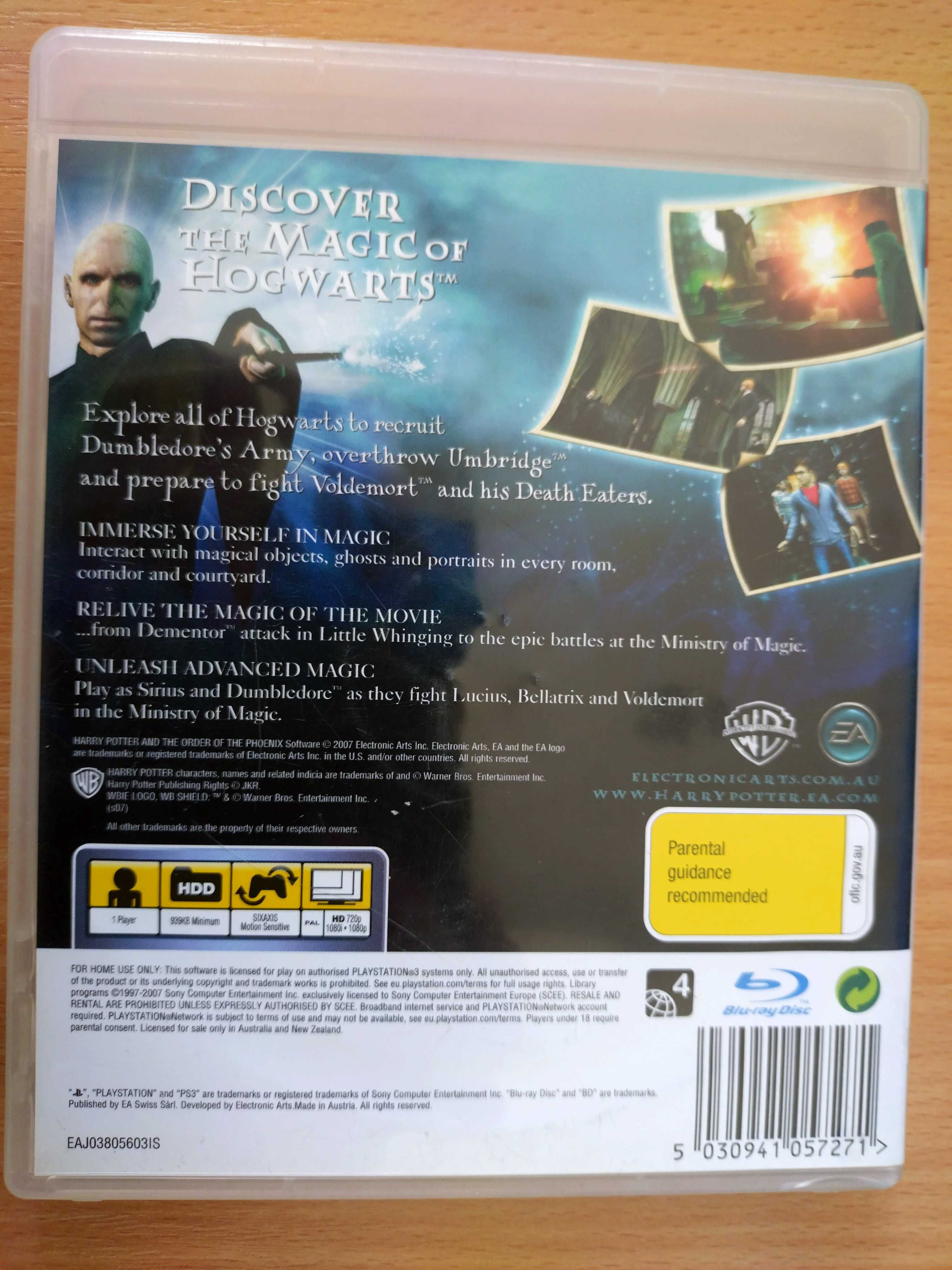 Harry Potter i Zakon Feniksa Order of the Pheonix PS3 Playstation 3
