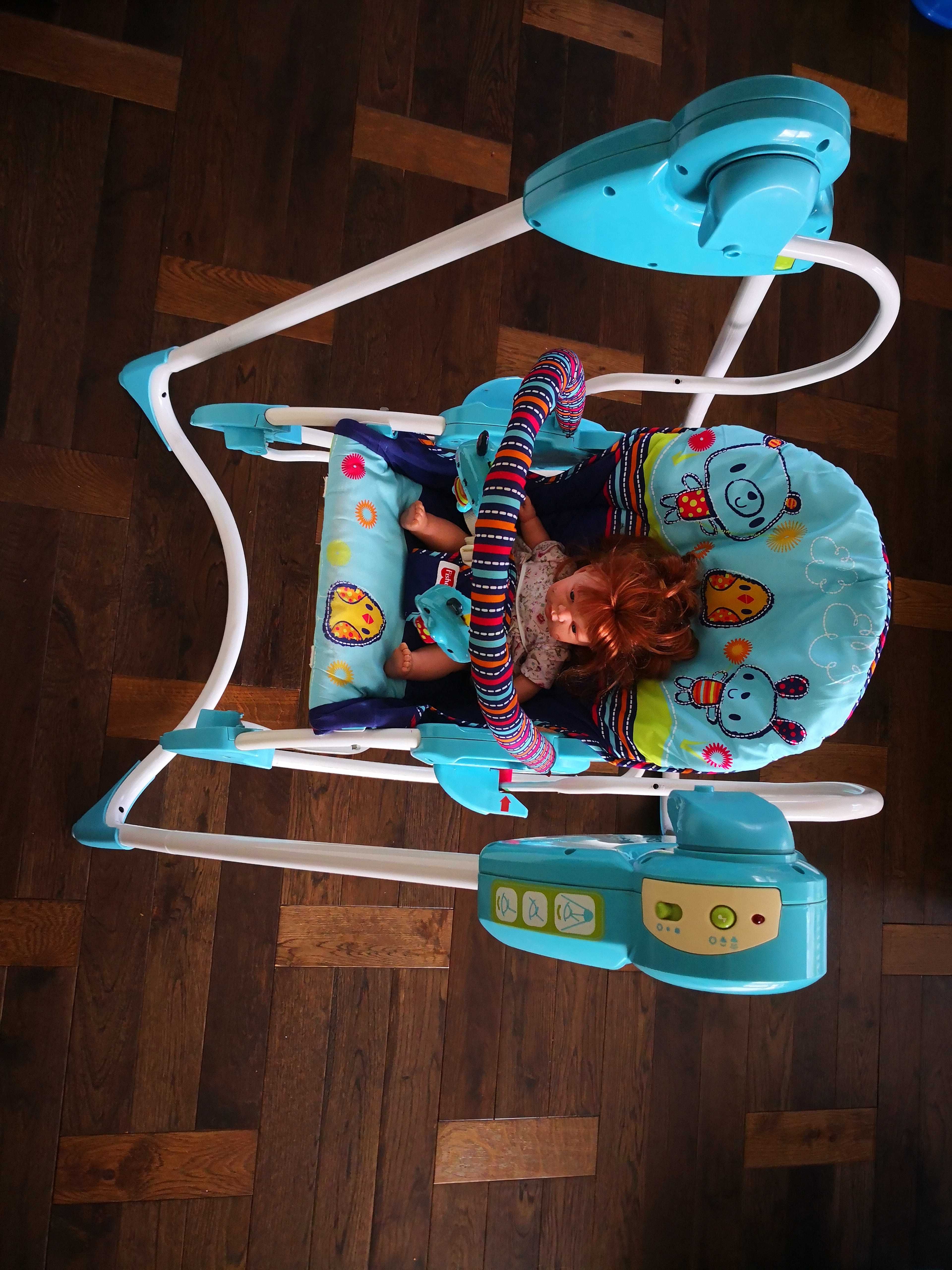 Huśtawka 3w1 leżaczek, krzesełko dla dziecka Fisher Price