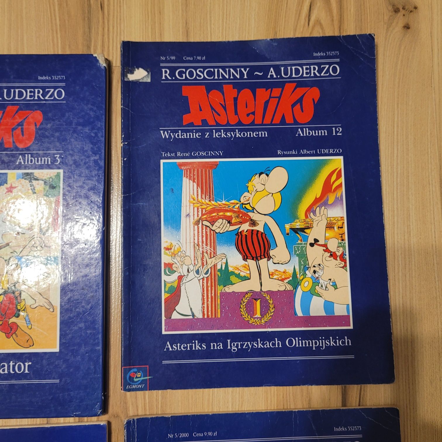 Asterix. Wydanie z leksykonem. Komiks 3, 12, 18, 33