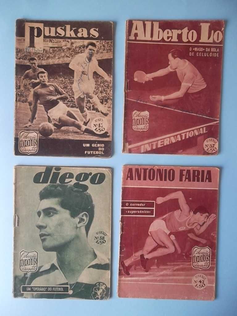 Ídolos do Desporto, Lote de 15 revistas antigas Benfica Porto Sporting