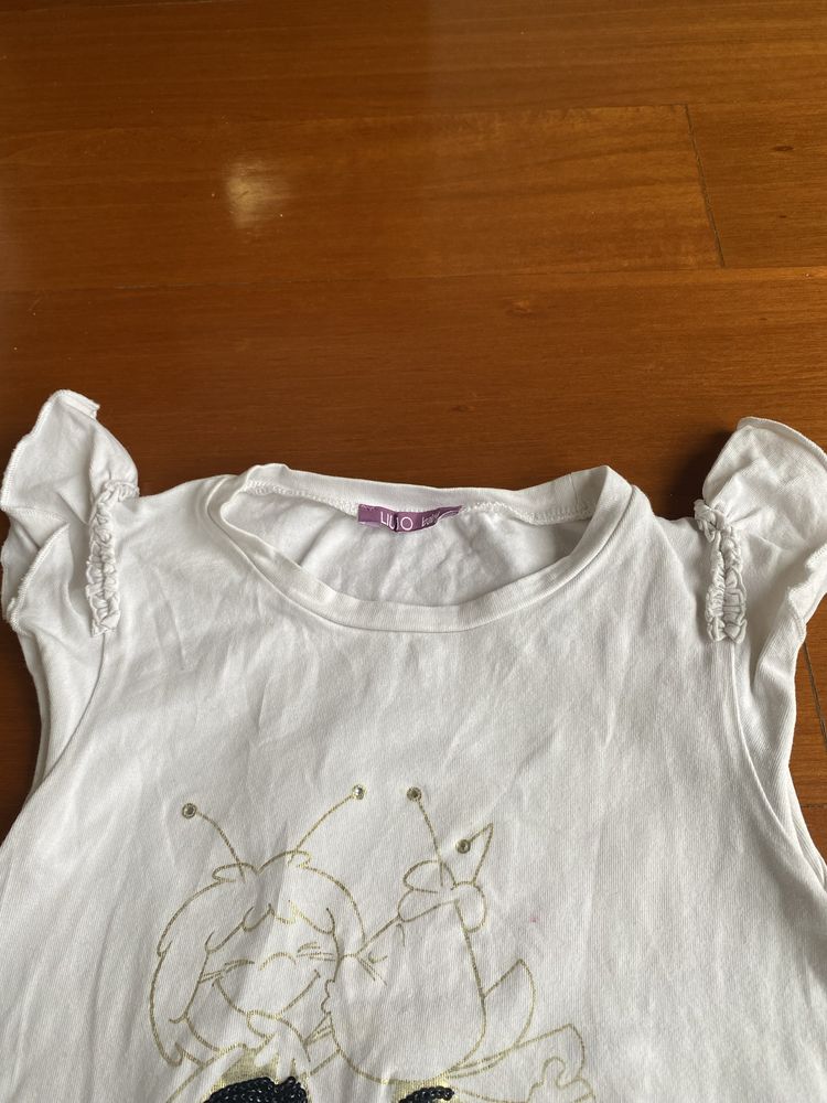 Vestido branco abelha Maia liu.jo baby 3 anos