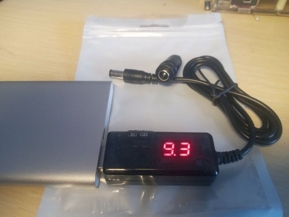 Кабель підвищення USB 5V- DC to 9V/12V з перемикачем,для Wi-Fi роутера