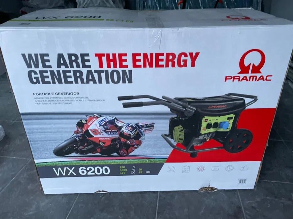 Є в наявності у Львові. Генератор Pramac wx6200