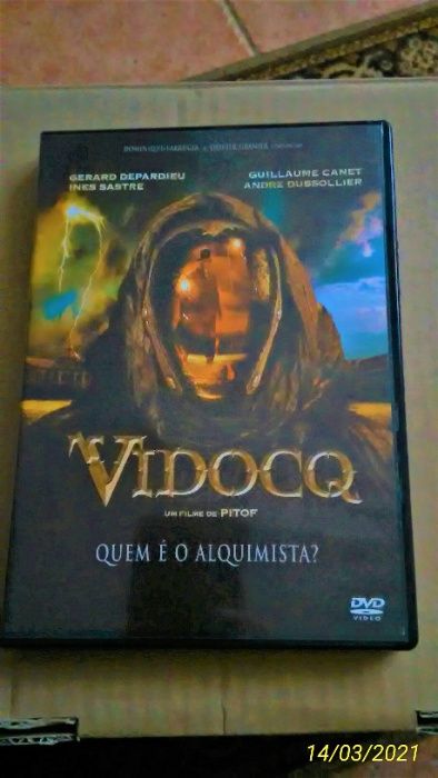 DVD Vidocq Filme de Pitof André Dussollier Gérard Depardieu Gui Canet