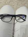Okulary korekcyjne granatowe nowe +3,5