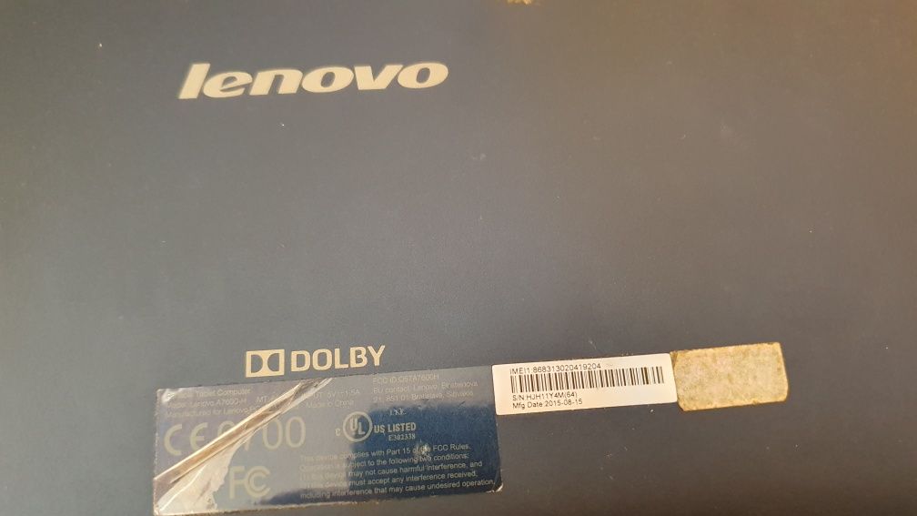 Планшет Lenovo A7600 Оригінал
