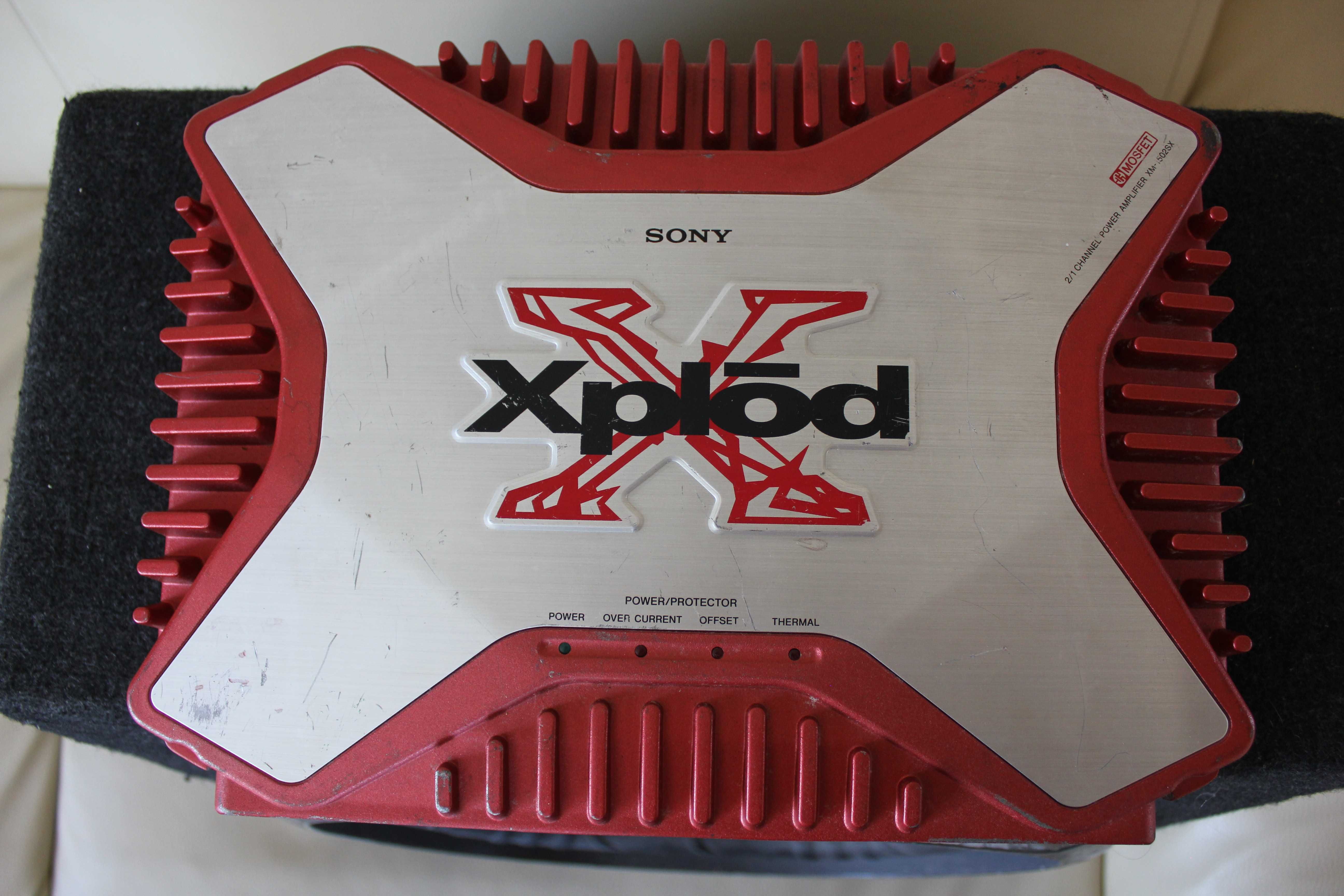 Sony xplod 1400w 15" subwoofer 38cm Wzmacniacz xplod XM-1502SX zestaw