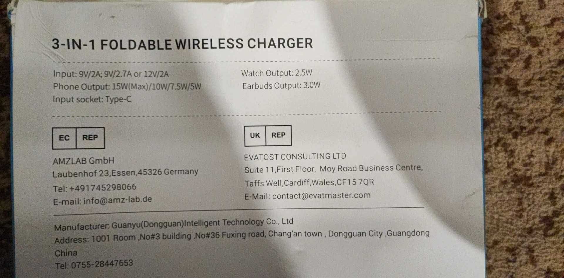 Ładowarka Indukcyjna 3W1 iPhone Apple Watch i AirPods - 3w1