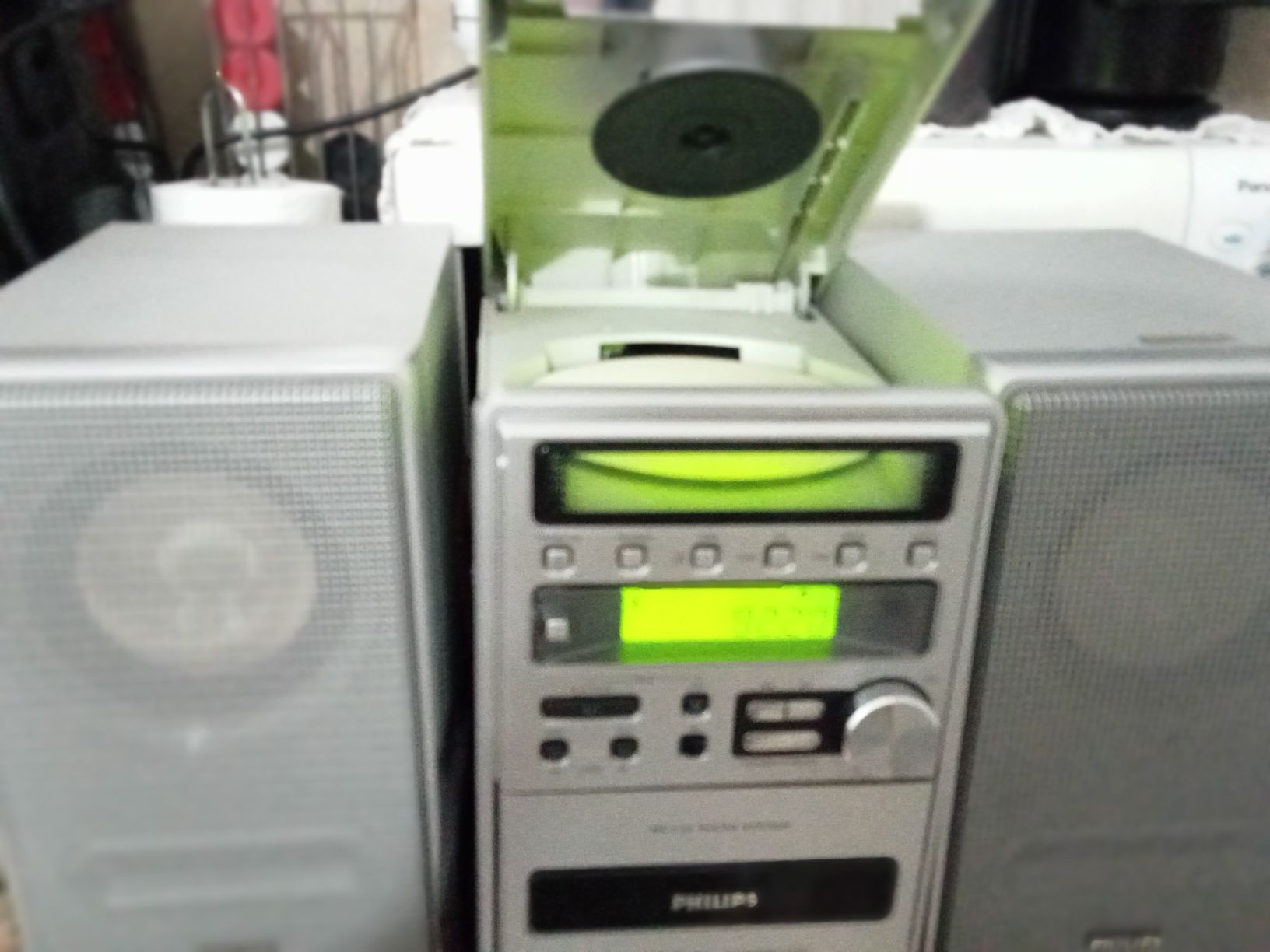 Radio CD e cassete