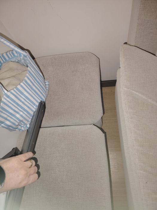 Dois sofás e dois puff vende se junto ou separado