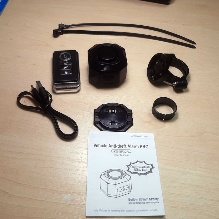 Велосипедна Сигналізація Vehicle Anti-theft Alarm PRO GKS-SF32RJ гучна