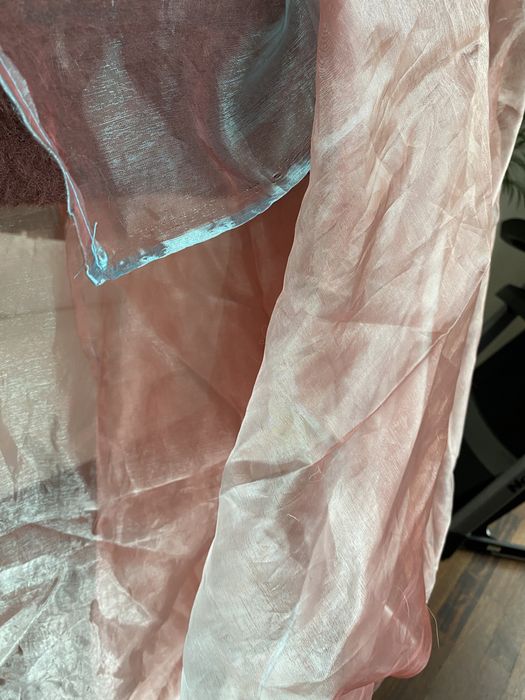 Firanka dwukolorowa cienka mgiełka 1 szt