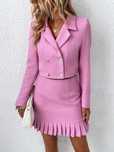 Mini saia + chaqueta Shein