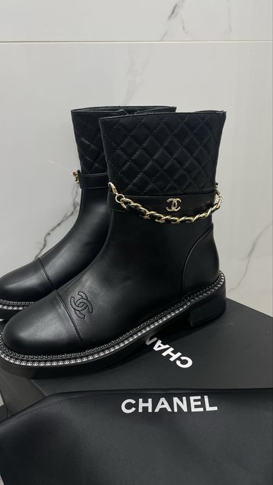 Новые ботинки сапожки кожа