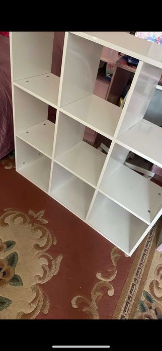 półka regał szafka biała