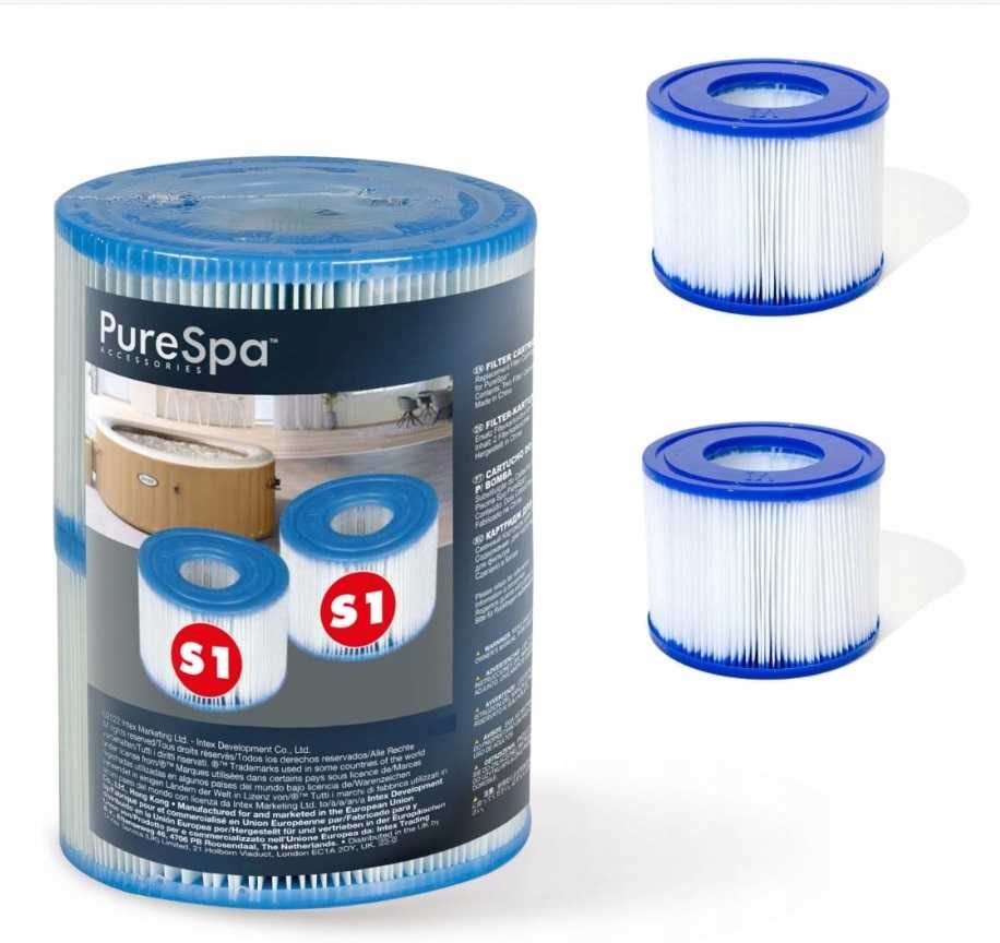 Filtr do JACUZZI typu S1 Pure SPA INTEX 29011 2 sztuki
