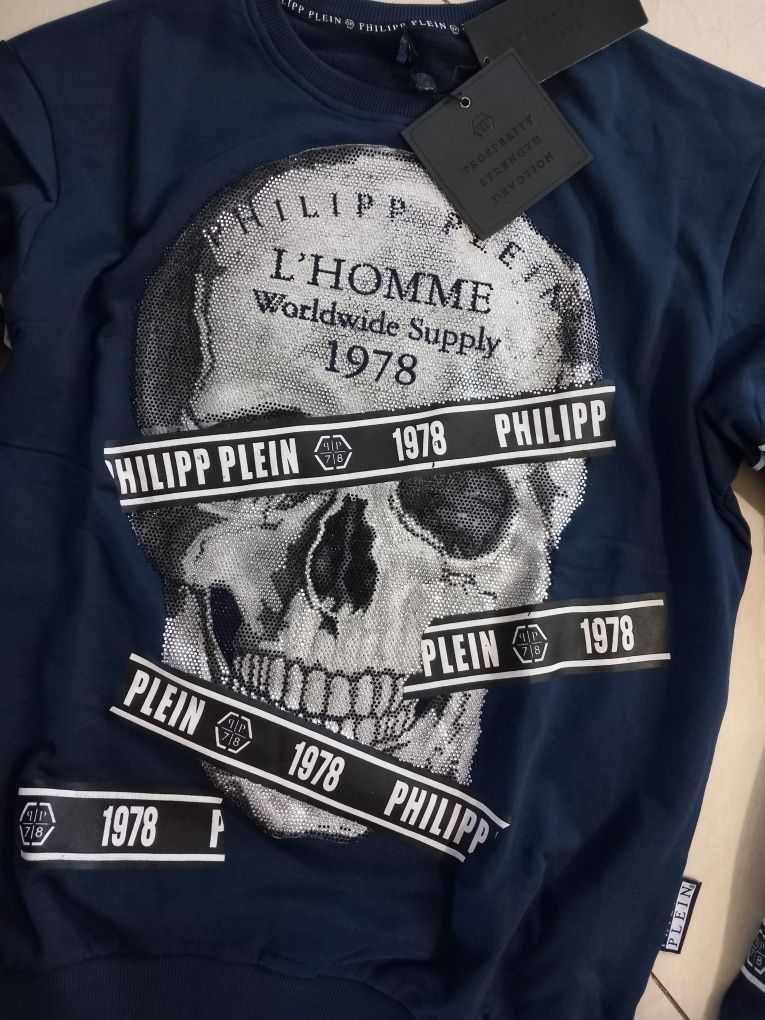 Philipp Plein czaszka bluza L  NOWA