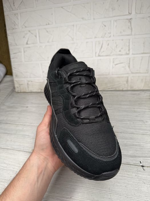 Мужские черные кроссовки skechers matera 2.0