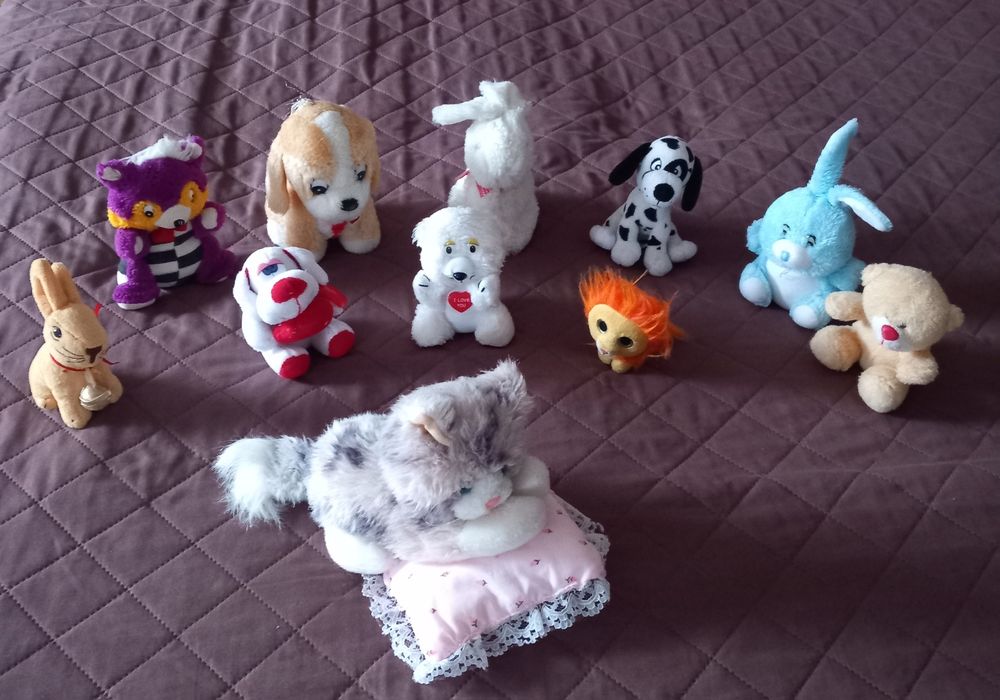 Małe pluszaki 11 szt