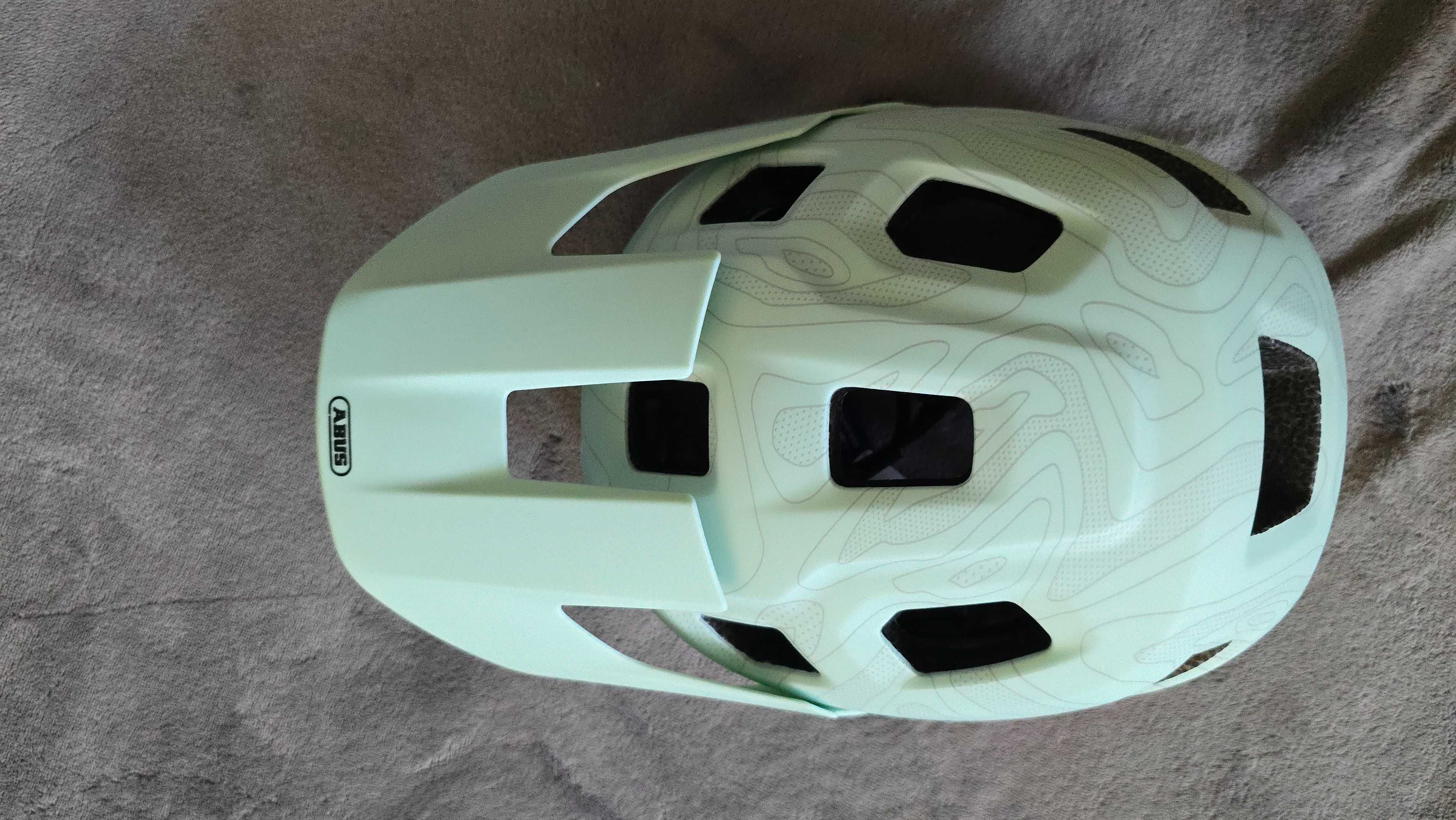 Kask rowerowy mtb ABUS MODROP Iced Mint rozmiar L 57-61