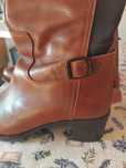 Botas em pele 36