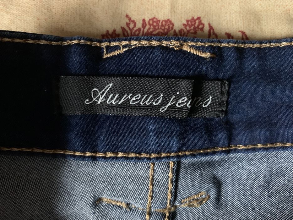 Calças de Ganga Aureus Jeans, tamanho S / 36