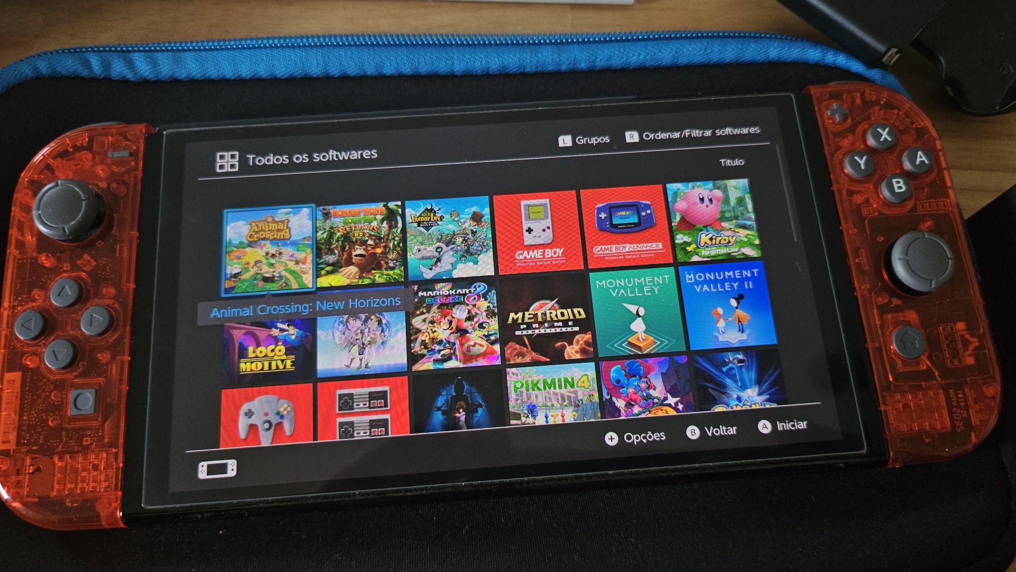 Nintendo switch oled completo desbloqueada