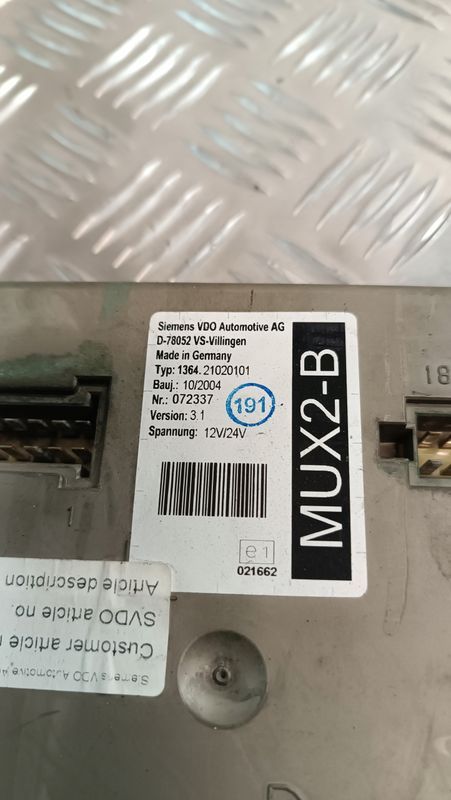 Komputer Sterownik Moduł Mux 2-b Mux 1.3/1364.