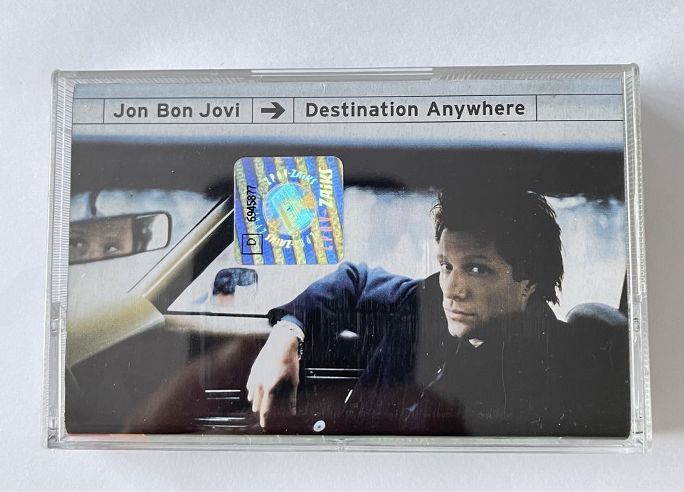 Jon Bon Jovi Destination anywhere kaseta audio Mercury