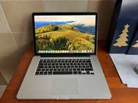 Macbook Pro 15" i7 16/512 Silver A1398 MacOS 14 Sonoma FV 23%