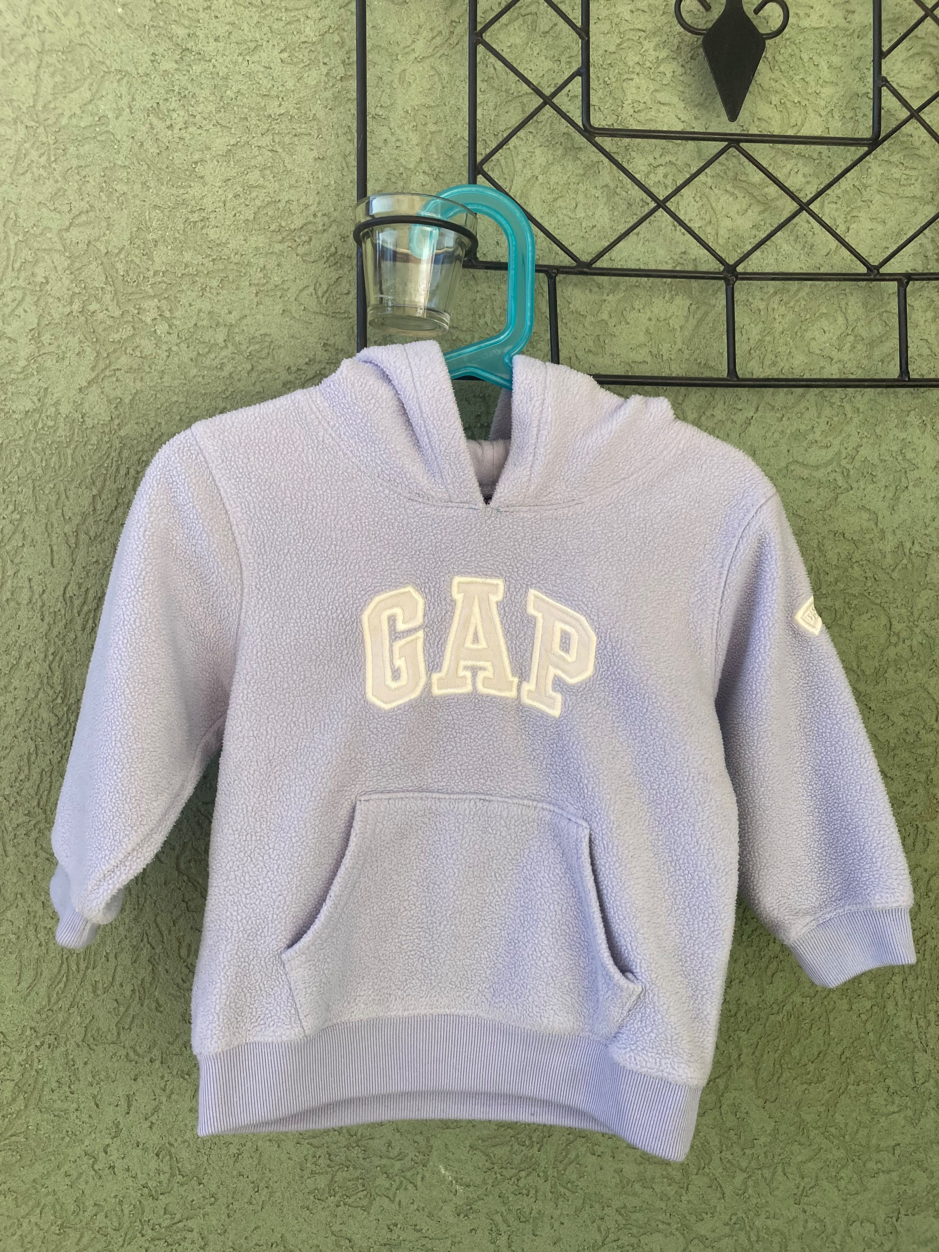 Bluza z kapturem baby Gap, polar, rozm. 18-24 m + spodnie gratis