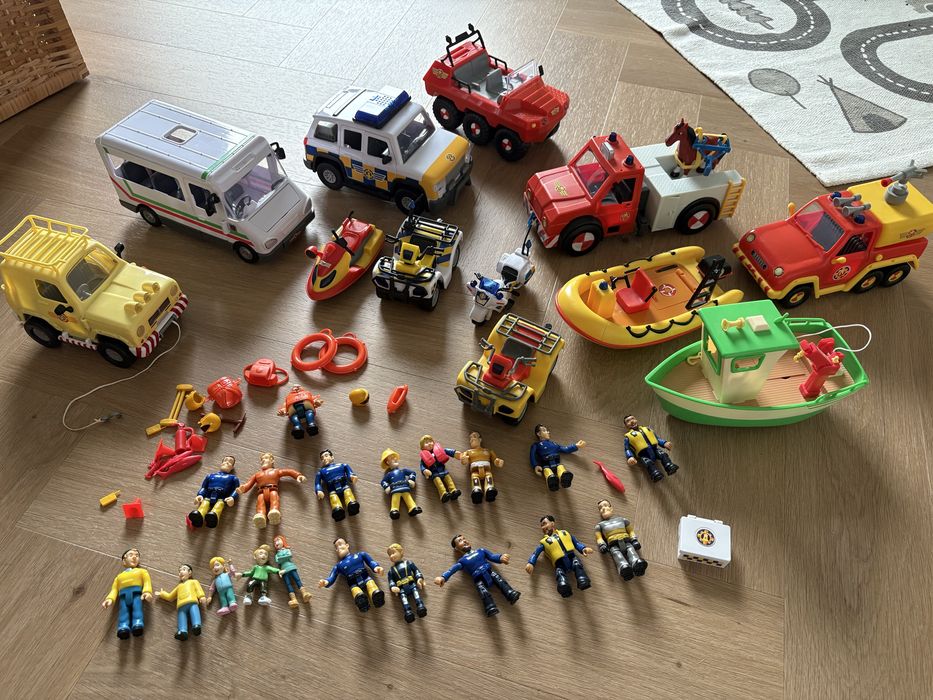 Duży zwstaw Strażak Sam