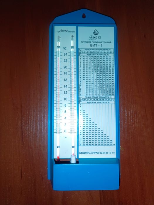 Гігрометр ВІТ-1 от 0 до 24 градусов