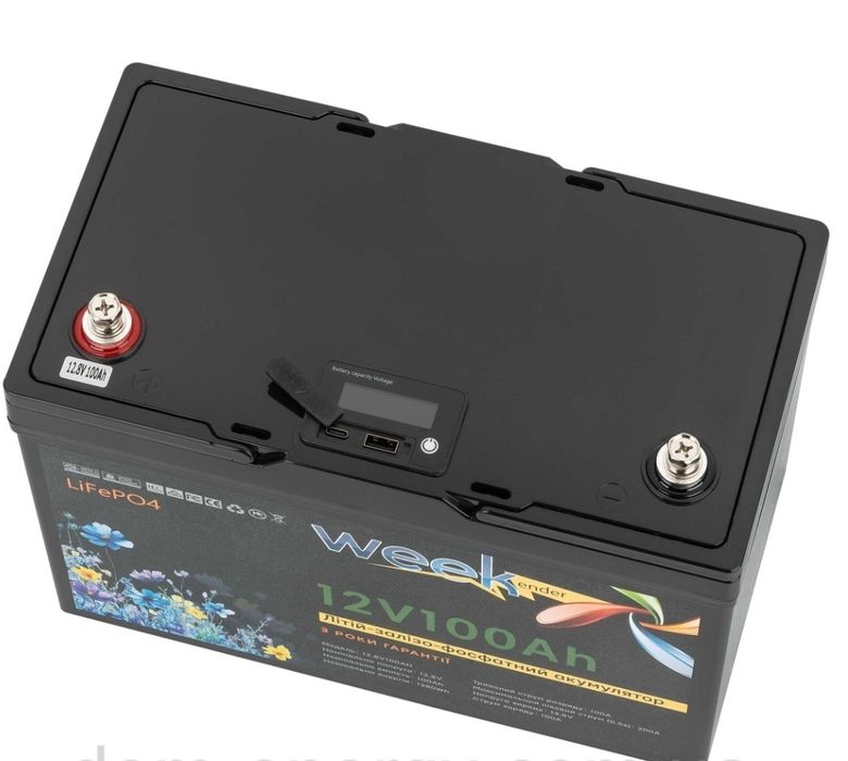 АКБ Li Fe Po4. 12-100ah. Лучшее рішення ДЖБ. Гібрід, Інвертор
