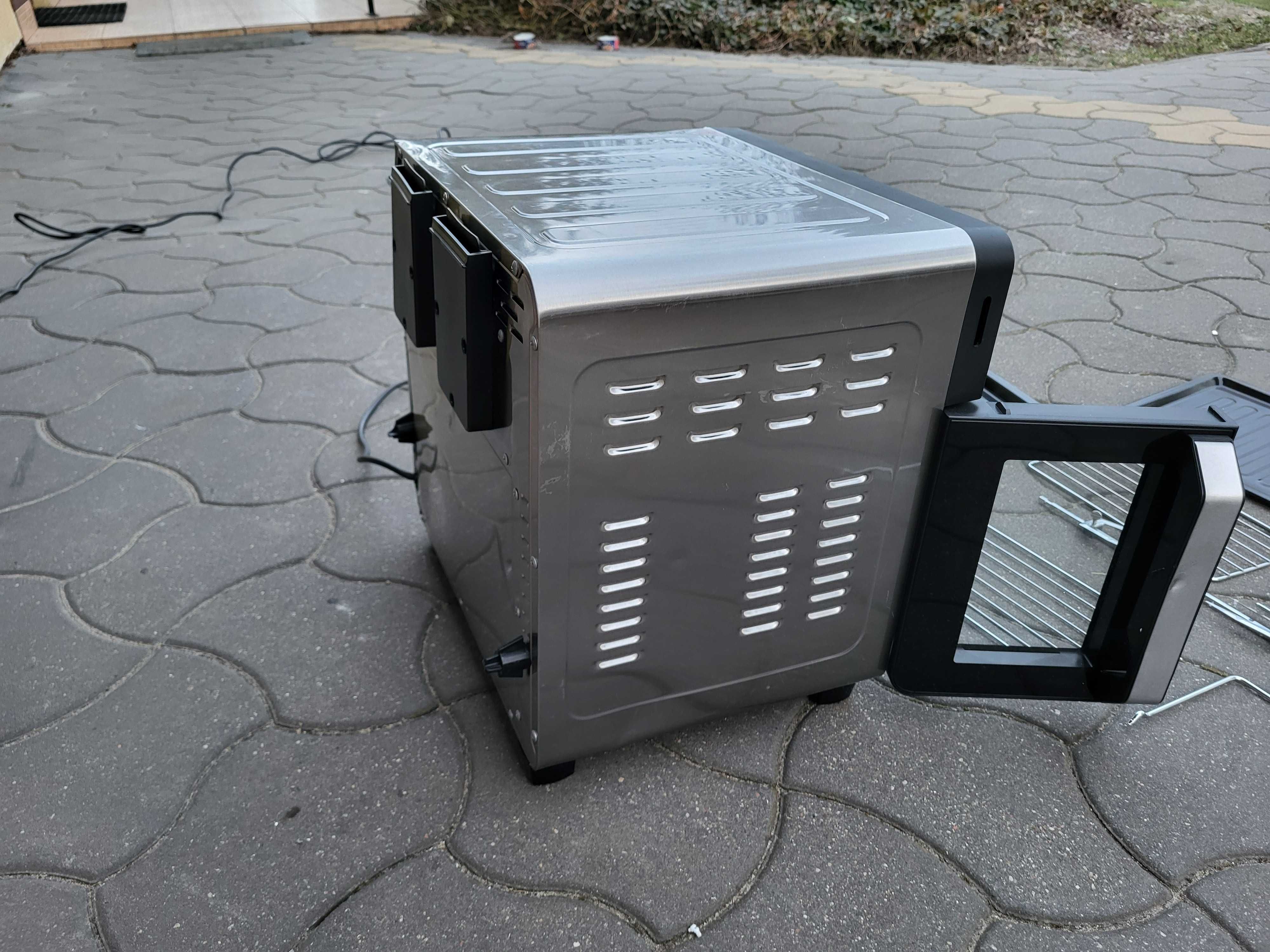 Frytkownica piekarnik rożen 23 L Dwustrefowa 2200w 15 programów