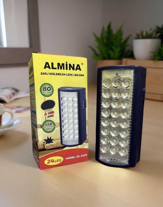 Потужний led фонарь з повербанком 30000 mAh