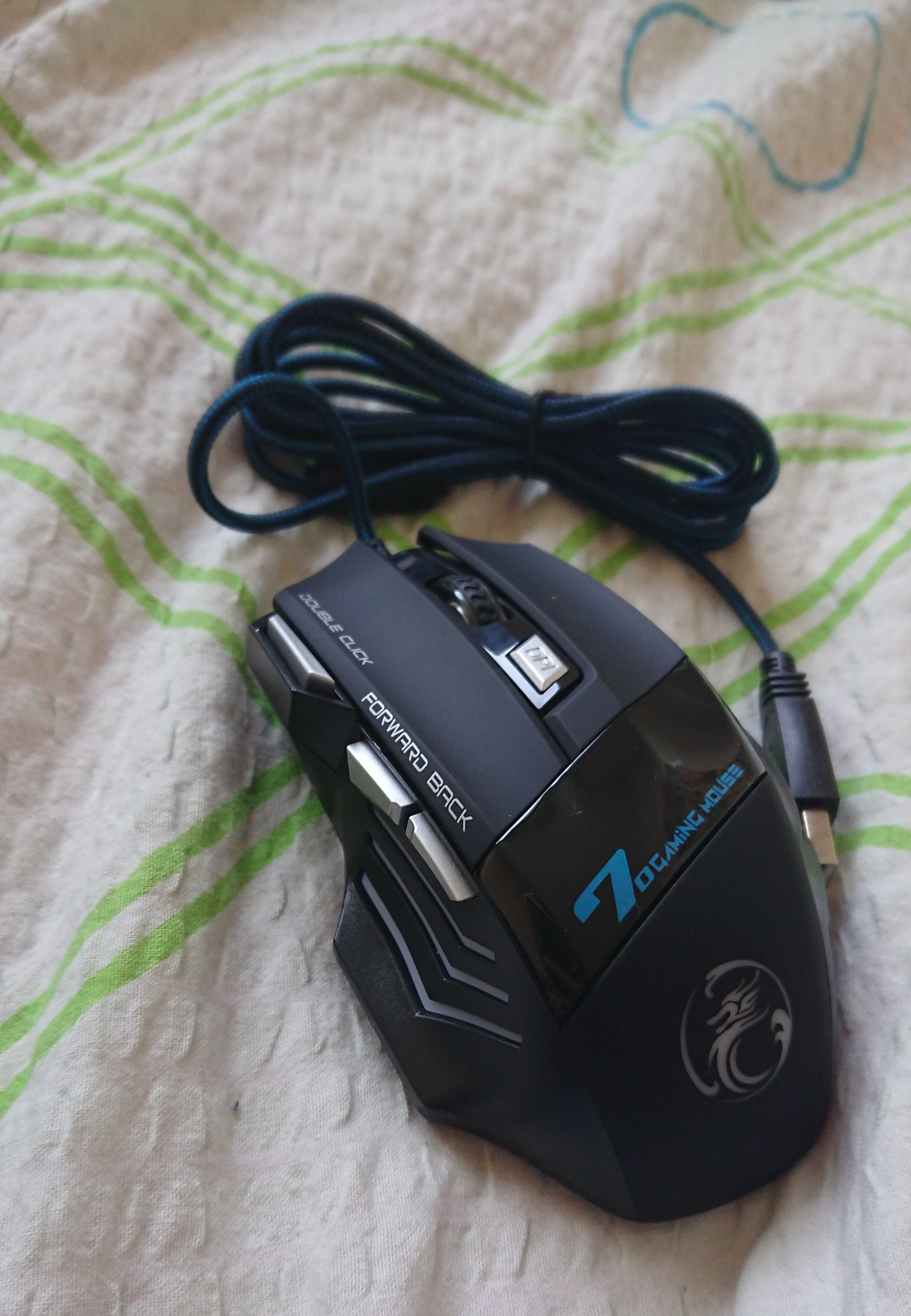 Myszka komputerowa USB z dodatkowymi przyciskami Optyczna Mysz